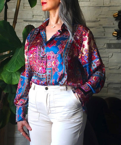 شومیز ساتن مجلسی